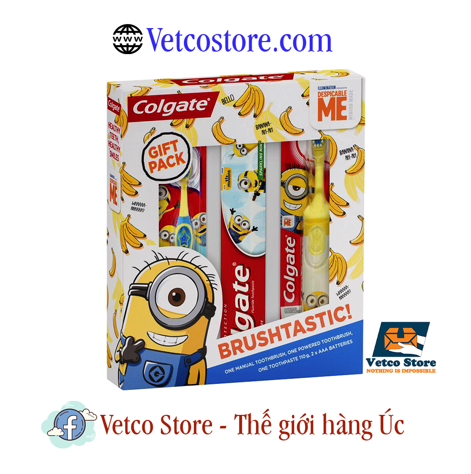 Set kem đánh răng và bàn chải Colgate cho bé 1