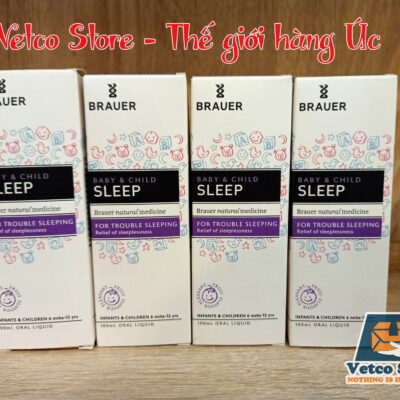Siro giúp bé ngủ ngon Brauer Baby and Sleep 100ml 4