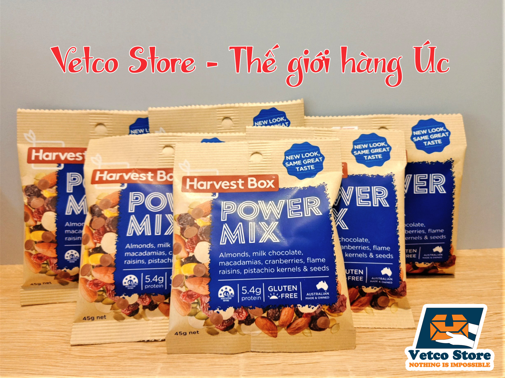 Snack Trail Mix đủ loại hạt 45g 3