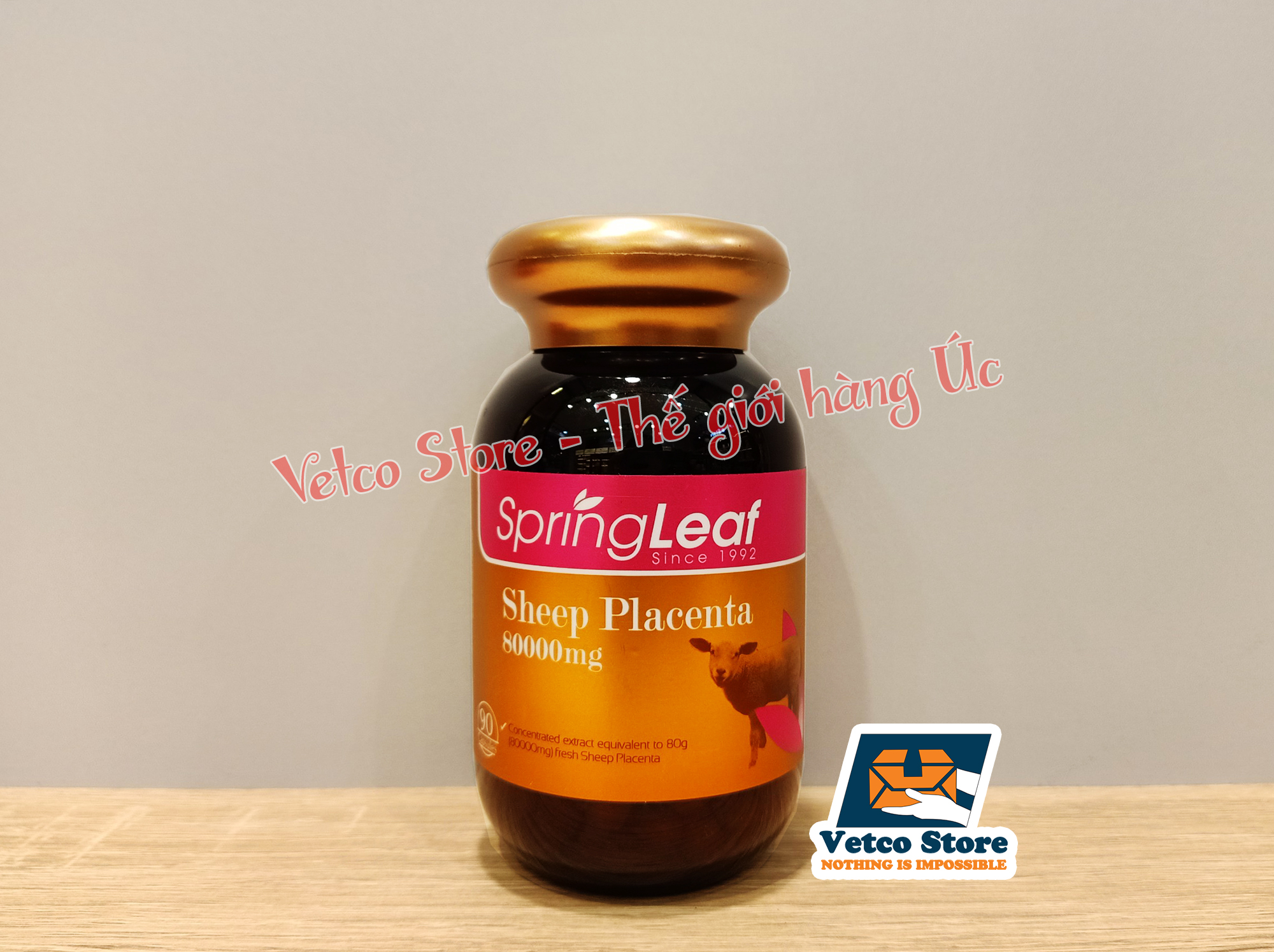 Spring Leaf Sheep Placenta 80000mg 90 viên 3