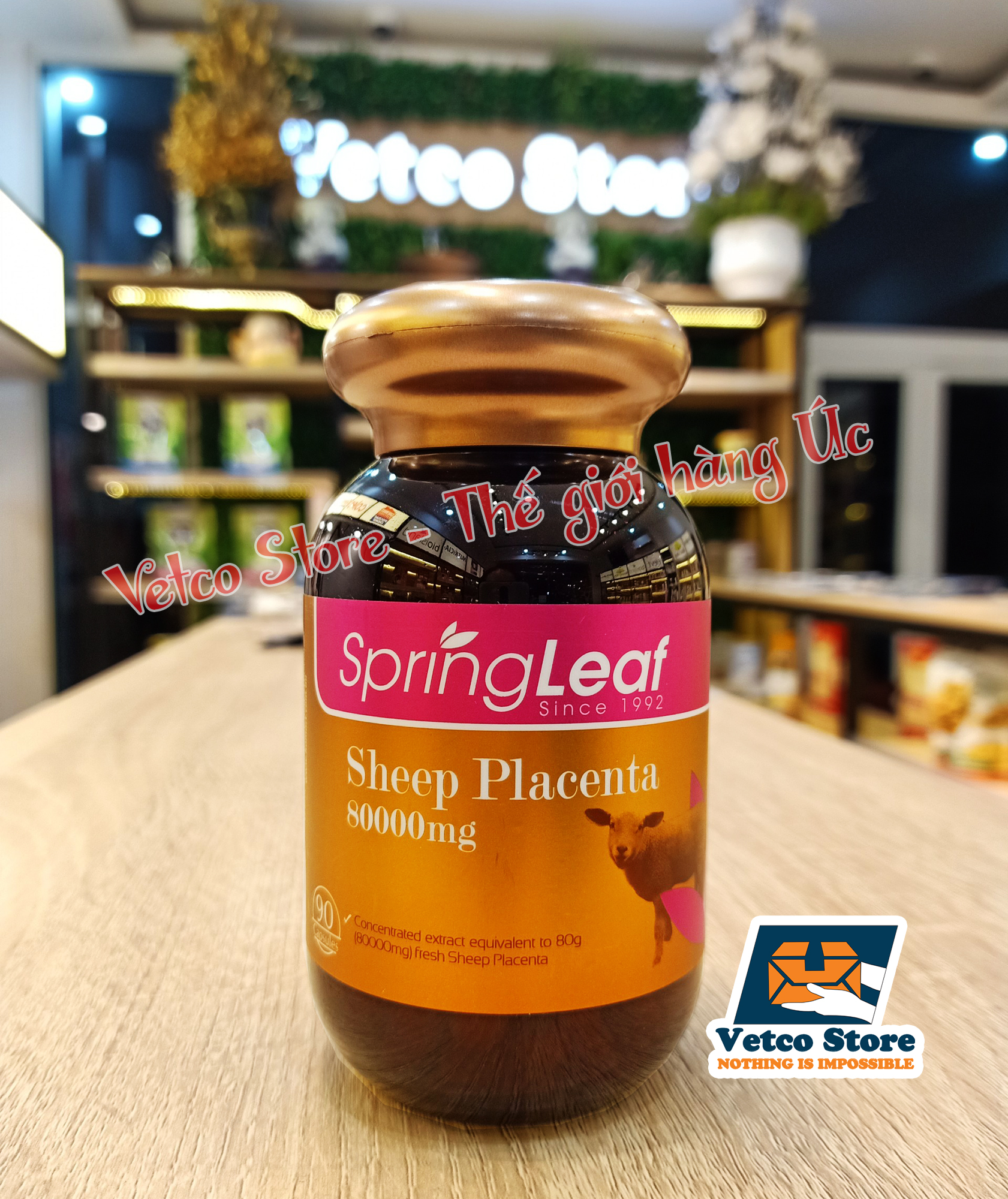 Spring Leaf Sheep Placenta 80000mg 90 viên 4