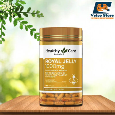 Sữa ong chúa Healthy Care 1000mg 365 viên của Úc