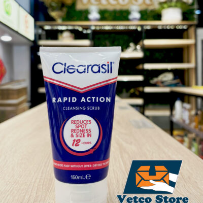 Sữa rửa mặt Clearasil Rapid Action Cleansing Scrub 150ml3