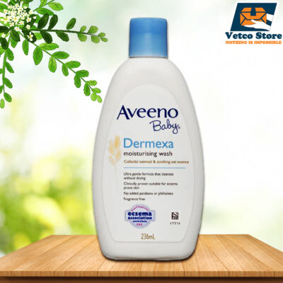 Sữa tắm dưỡng ẩm trị chàm cho bé Aveeno Baby Moisturizer Wash 236ml