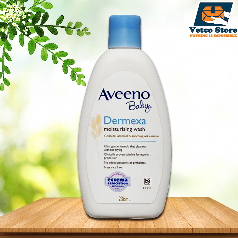 Sữa tắm dưỡng ẩm trị chàm cho bé Aveeno Baby Moisturizer Wash 236ml