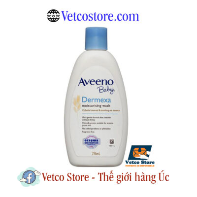 Sữa tắm dưỡng ẩm trị chàm cho bé Aveeno Baby Moisturizer Wash 236ml 1
