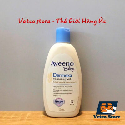 Sữa tắm dưỡng ẩm trị chàm cho bé Aveeno Baby Moisturizer Wash 236ml 2