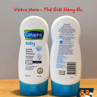 Sua tam goi cho tre Cetaphil 230ml 2