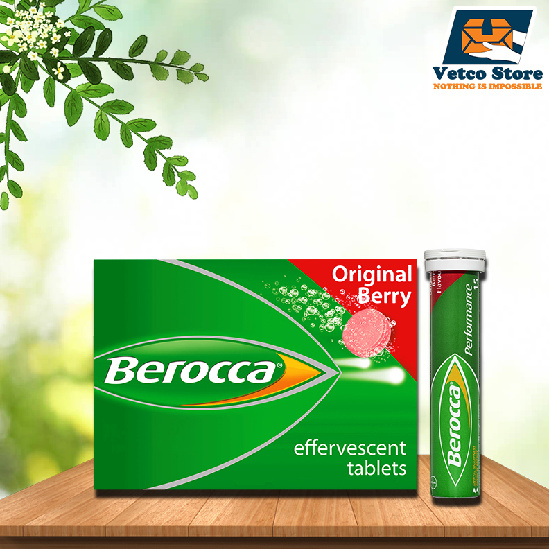 Viên sủi Berocca vị Berry Tuýp/15 viên