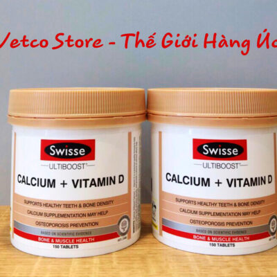 Swisse Calcium và Vitamin D 150 viên 3