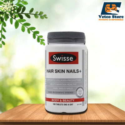 Viên uống Collagen Swisse Hair Skin Nails 100 viên của Úc