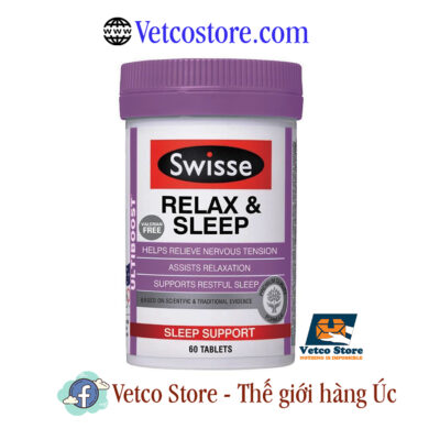 Swisse Relax and Sleep 60 viên 1