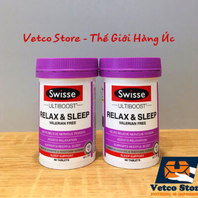 Swisse Relax and Sleep 60 viên 2