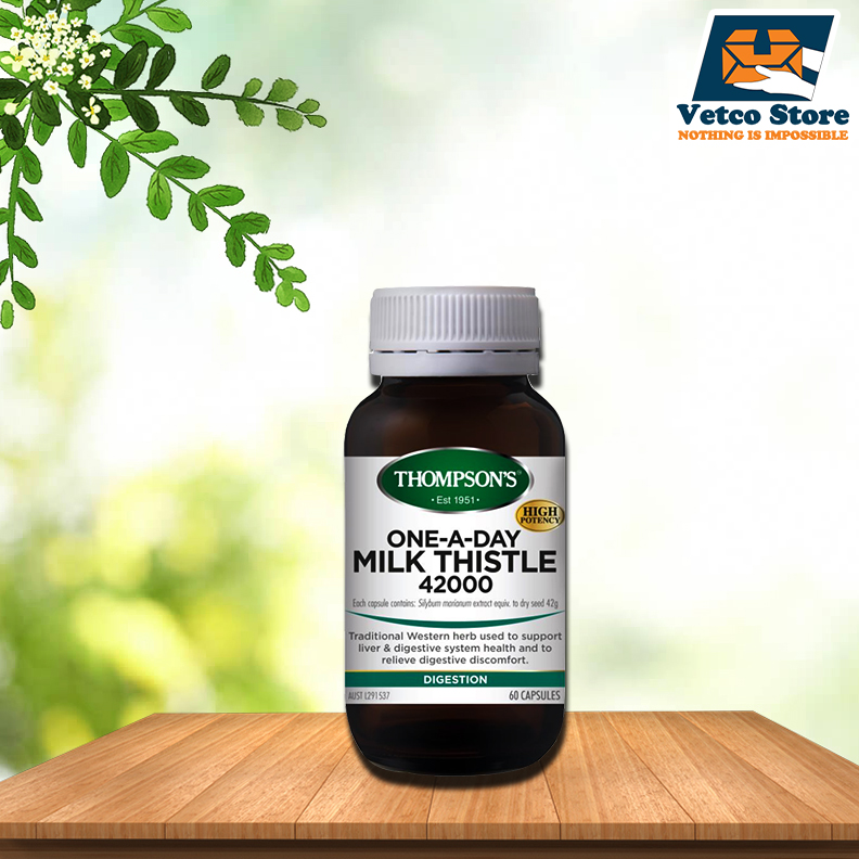 Viên Uống Bổ Gan Thompson's One-a-day Milk Thistle 42.000mg 60 viên