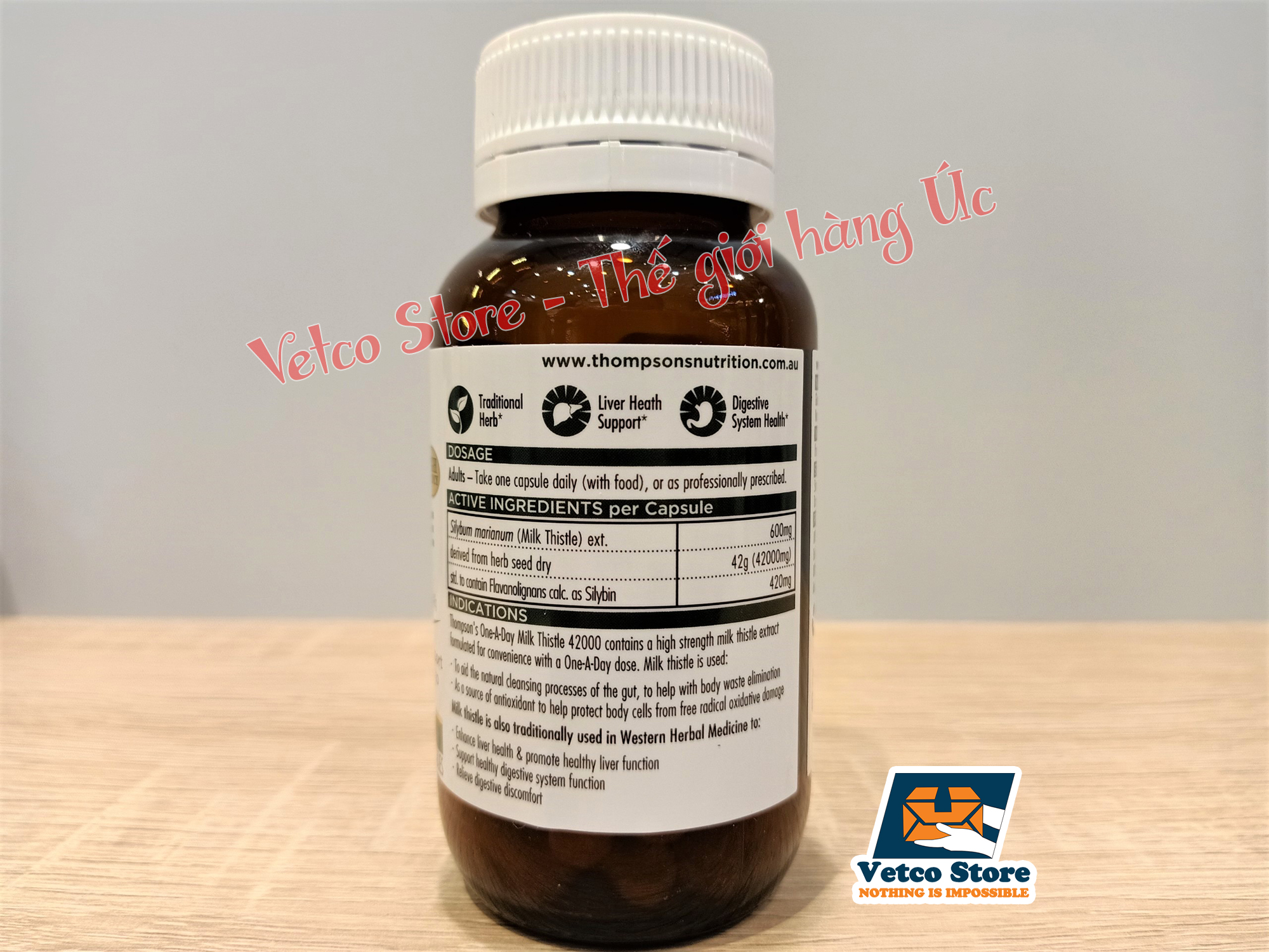 Thompson Oneaday Milk Thistle 42000 60 viên 3
