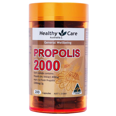Viên Uống Keo Ong Healthy Care Propolis 2000 200 viên Mẫu cũ 2