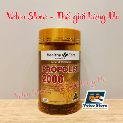 Viên Uống Keo Ong Healthy Care Propolis 2000 200 viên Mẫu cũ 3