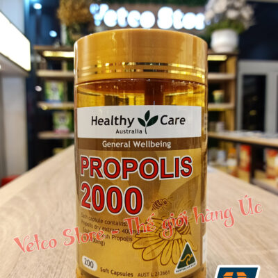 Viên Uống Keo Ong Healthy Care Propolis 2000 200 viên Mẫu cũ 4
