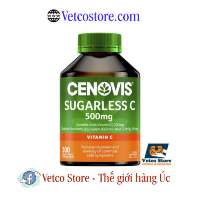 Viên nhai vitamin C Cenovis Sugarless 500mg 300v 1
