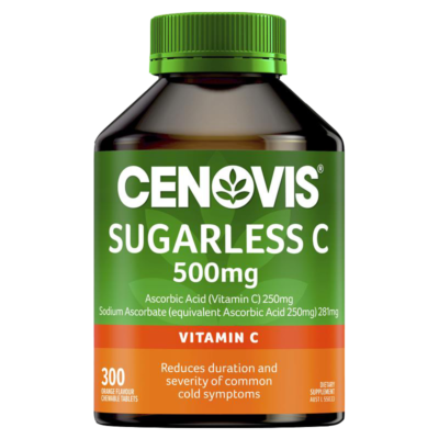 Viên nhai vitamin C Cenovis Sugarless 500mg 300v 1