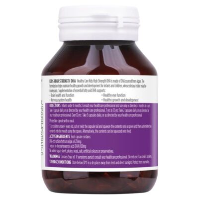 Viên uống DHA Healthy Care high strength cho bé 60v 2