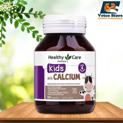 Viên uống Healthy Care Milk Calcium cho bé 60 viên