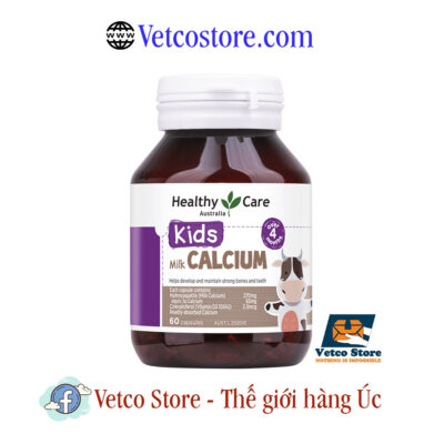 Viên uống Milk Calcium Healthy care cho bé 60 viên 1