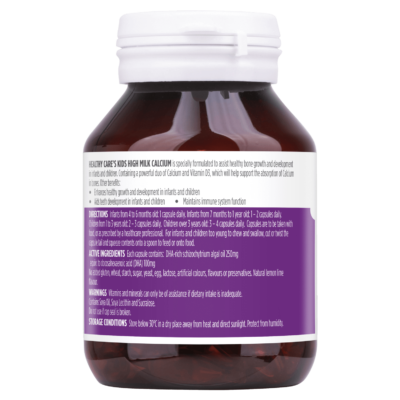 Viên uống Milk Calcium Healthy care cho bé 60 viên 4