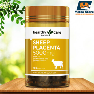 Viên uống nhau thai cừu Healthy Care Sheep Placenta 5000mg 100 viên