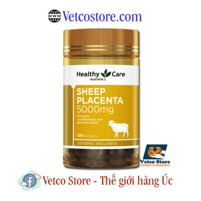 Viên uống nhau thai cừu Healthy Care Sheep Placenta 5000mg 100 viên 1