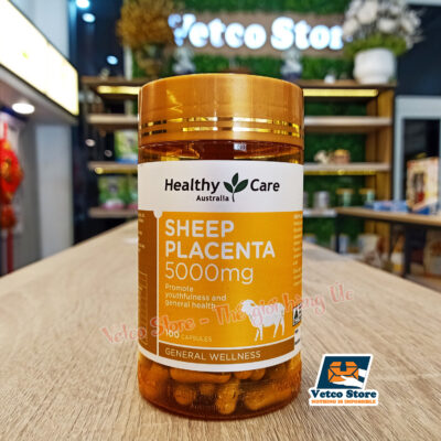 Viên uống nhau thai cừu Healthy Care Sheep Placenta 5000mg 100 viên 6