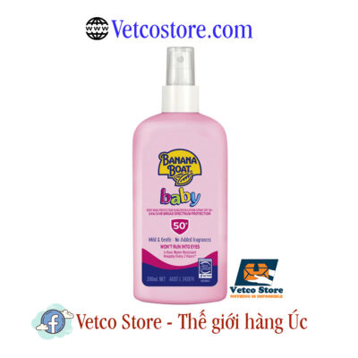Xịt chống nắng Banana Boat Baby 200ml 1