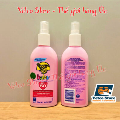 Xịt chống nắng Banana Boat Baby 200ml 3