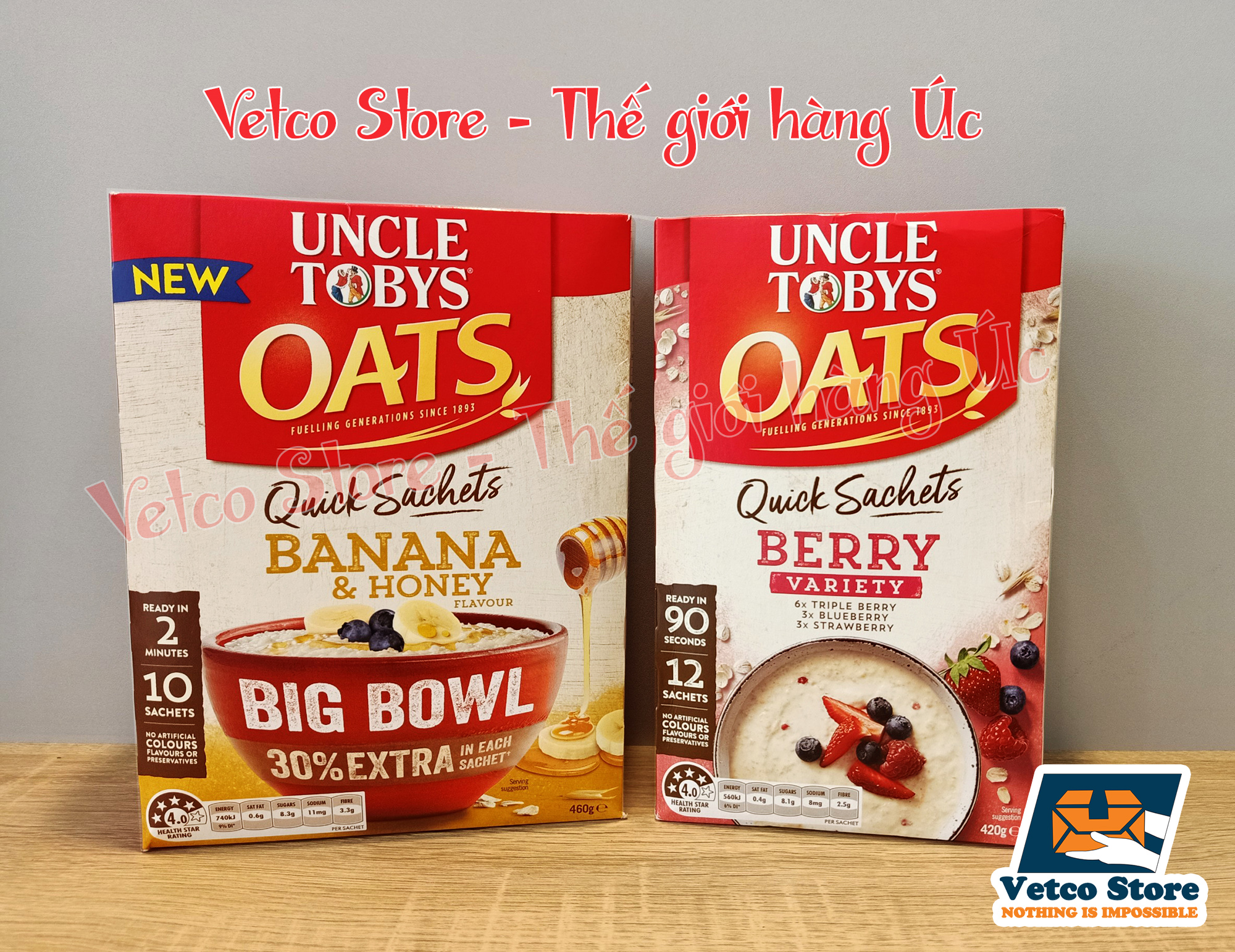 Yến mạch Uncle Tobys 2