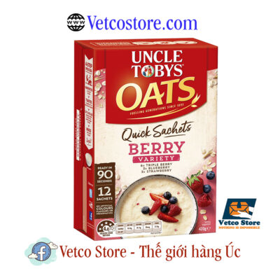 Yến mạch Uncle Tobys vị Berry 420g 2