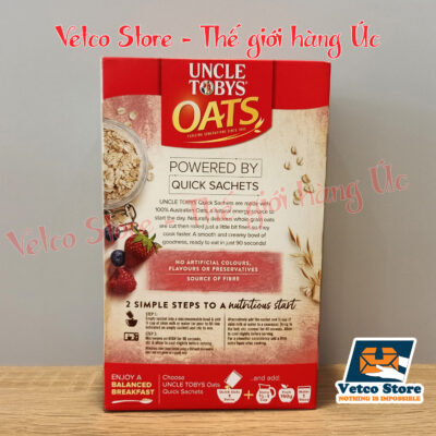 Yến mạch Uncle Tobys vị Berry 420g 4