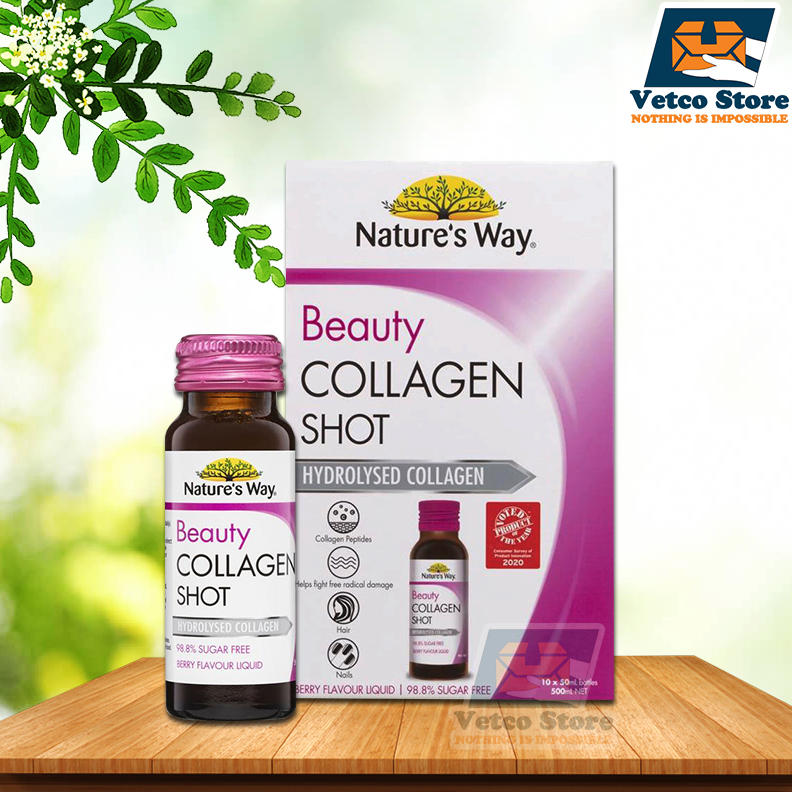 Beauty Collagen Shot Dạng Nước Hộp 10 chai