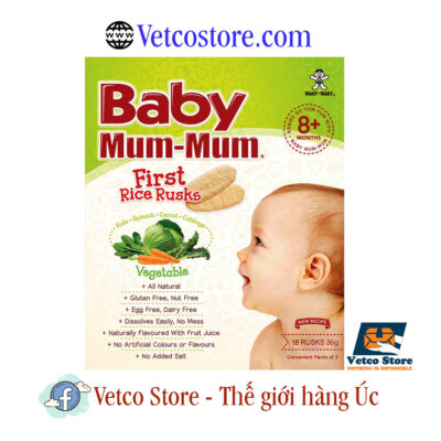 Bánh gạo Baby Mum mum rau củ 2