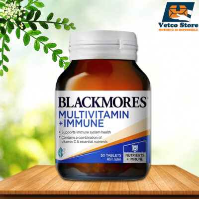 Viên Uống Vitamin Tổng Hợp + Tăng Sức Đề Kháng Blackmores Multivitamin + Immune 50 viên