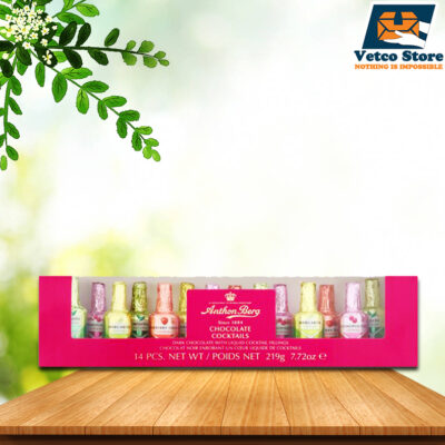 Chocolate rượu Anthon Berg Cocktails hộp 14 chai 219g