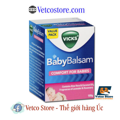 Kem bôi Vicks Baby Balsam Comfort for Babies 100g 1