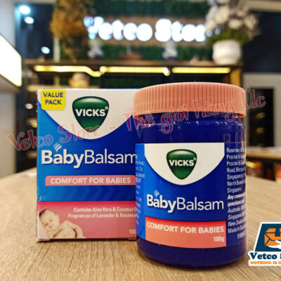 Kem bôi Vicks Baby Balsam Comfort for Babies 100g 6
