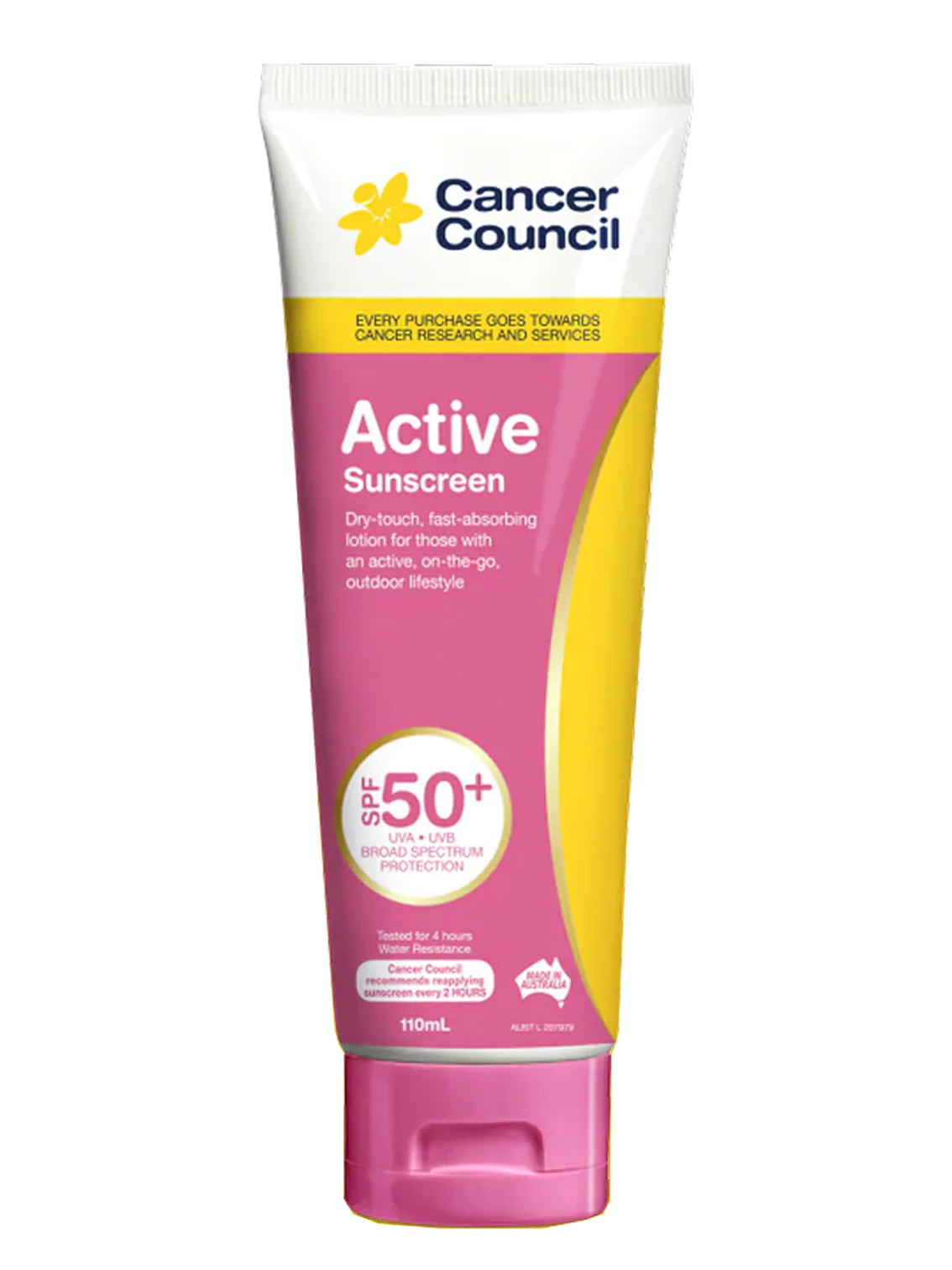 Kem chống nắng Cancer Council Active SPF 50 110ml 2