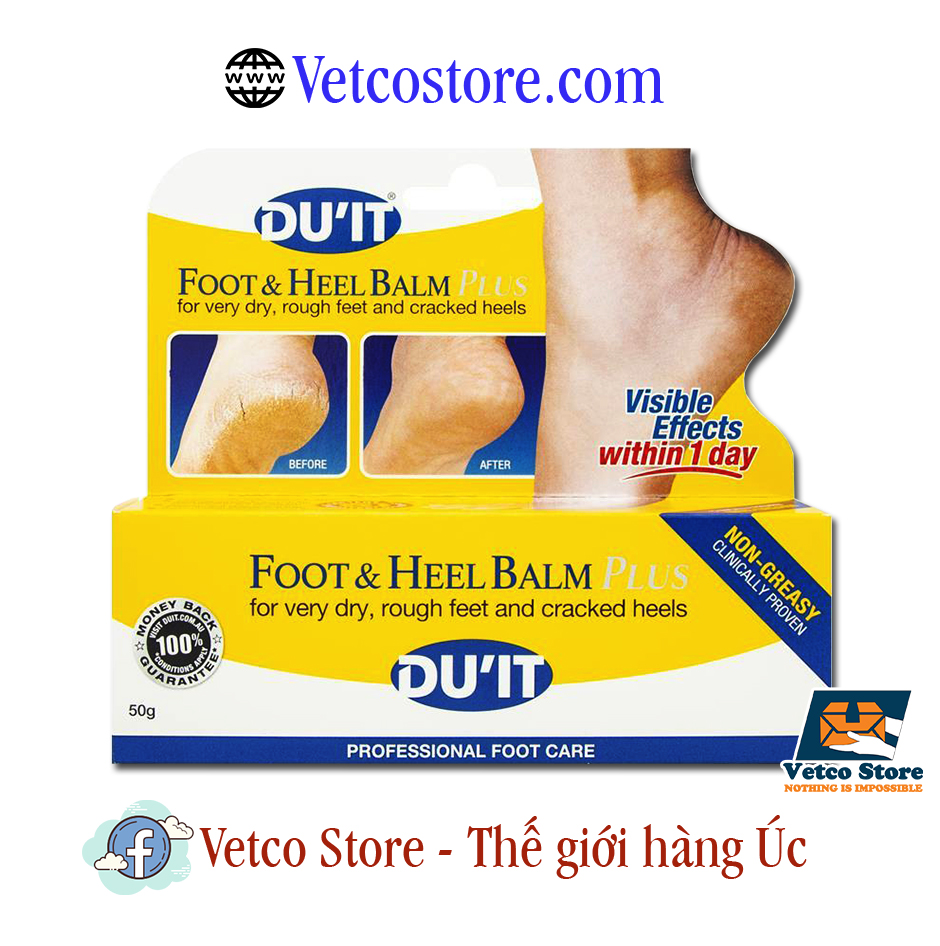 Kem trị nứt gót chân DUIT Foot and Heel Balm 50g 1