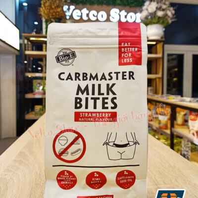 Kẹo Hỗ Trợ Giảm Cân Carbmaster Milk Bites - Strawberry 120g 4