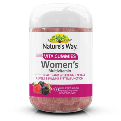 Kẹo Natures Way Vita Gummies bổ sung nhiều vitamin cho phụ nữ 100v 1