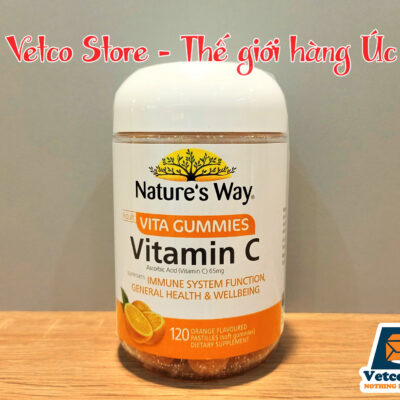 Kẹo bổ sung Vitamin C Natures Way 120v 3
