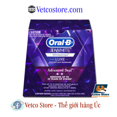 Miếng dán trắng răng Oral B Hộp 14 miếng 1