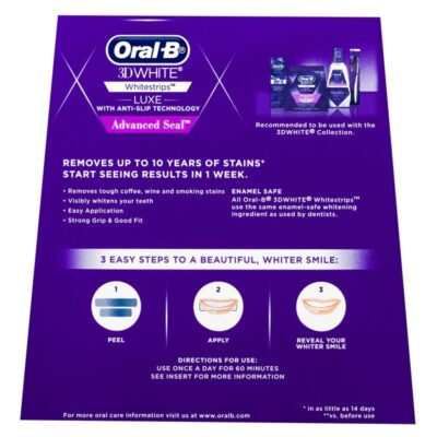 Miếng dán trắng răng Oral B Hộp 14 miếng 3