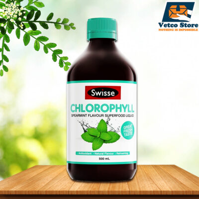 Nước Diệp Lục Swisse Chlorophyll vị Bạc Hà 500ml